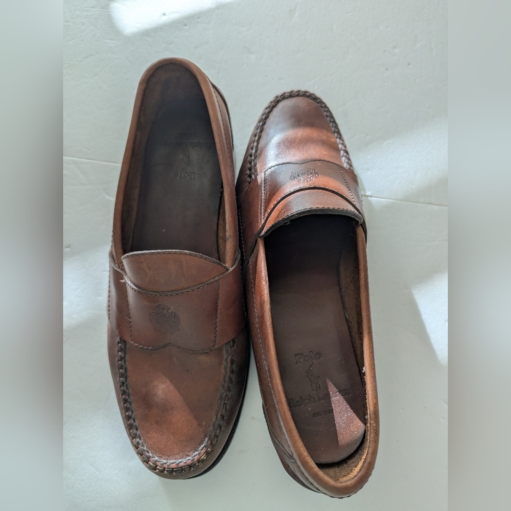 Vintage Ralph Lauren Brown Loafers
